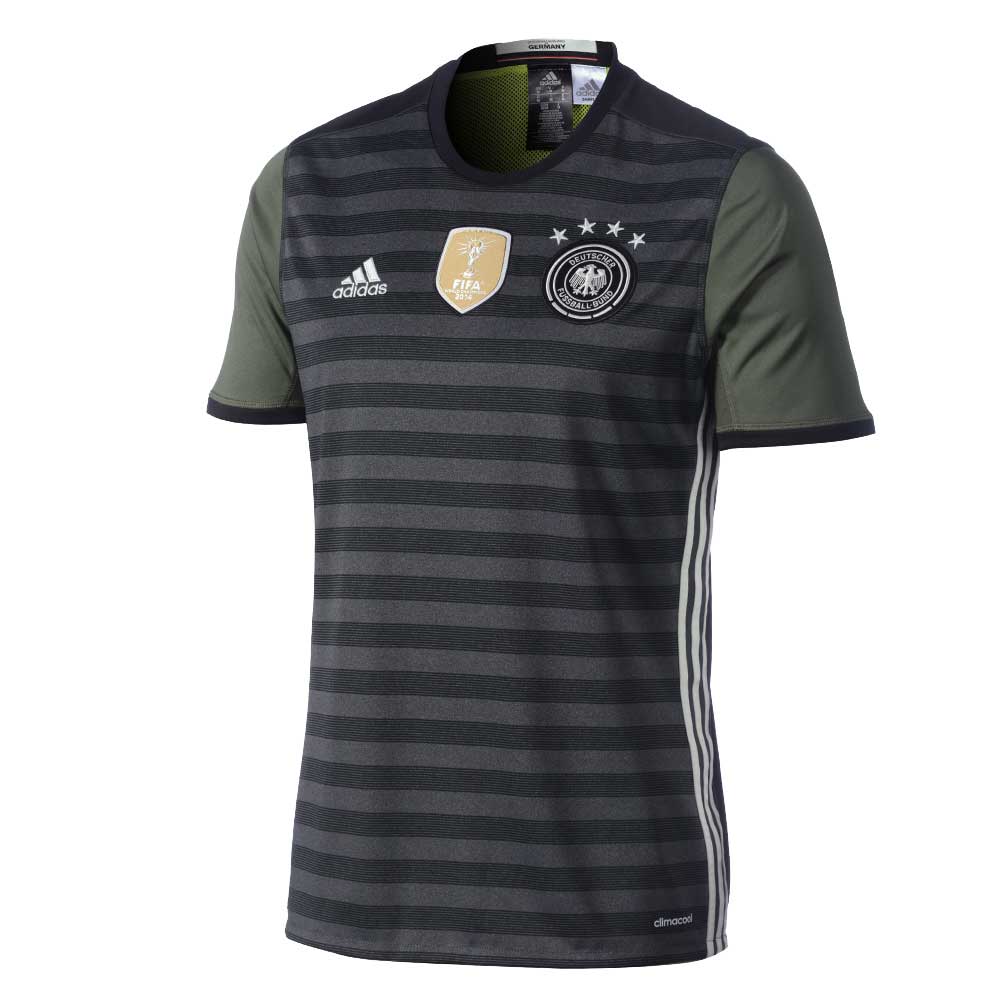 T-Shirt Fußball Herren Trikot WM/EM Deutschland Trikot mit Streifen 