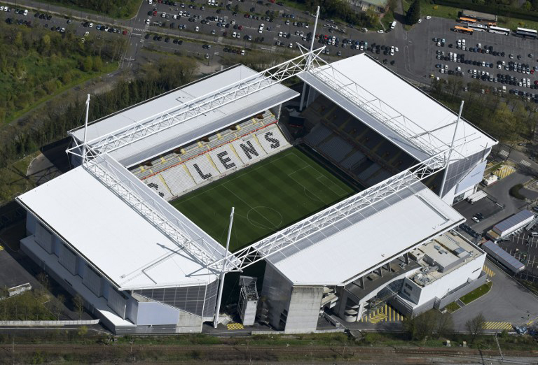 EM-Fussballstadion von Lens "Bollaert-Delelis"