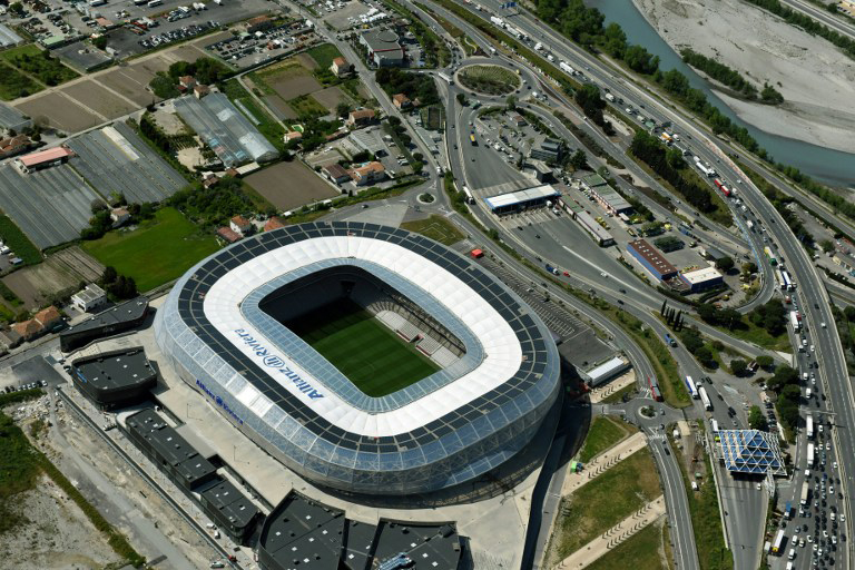 EM-Stadion von Nice "Stade Allianz Riviera"