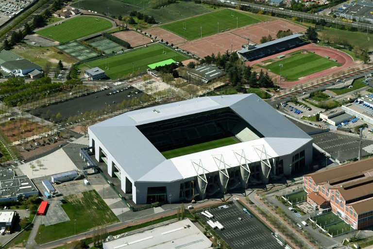 EM-Fussballstadion von Saint-Etienne "Stade Geoffroy-Guichard"